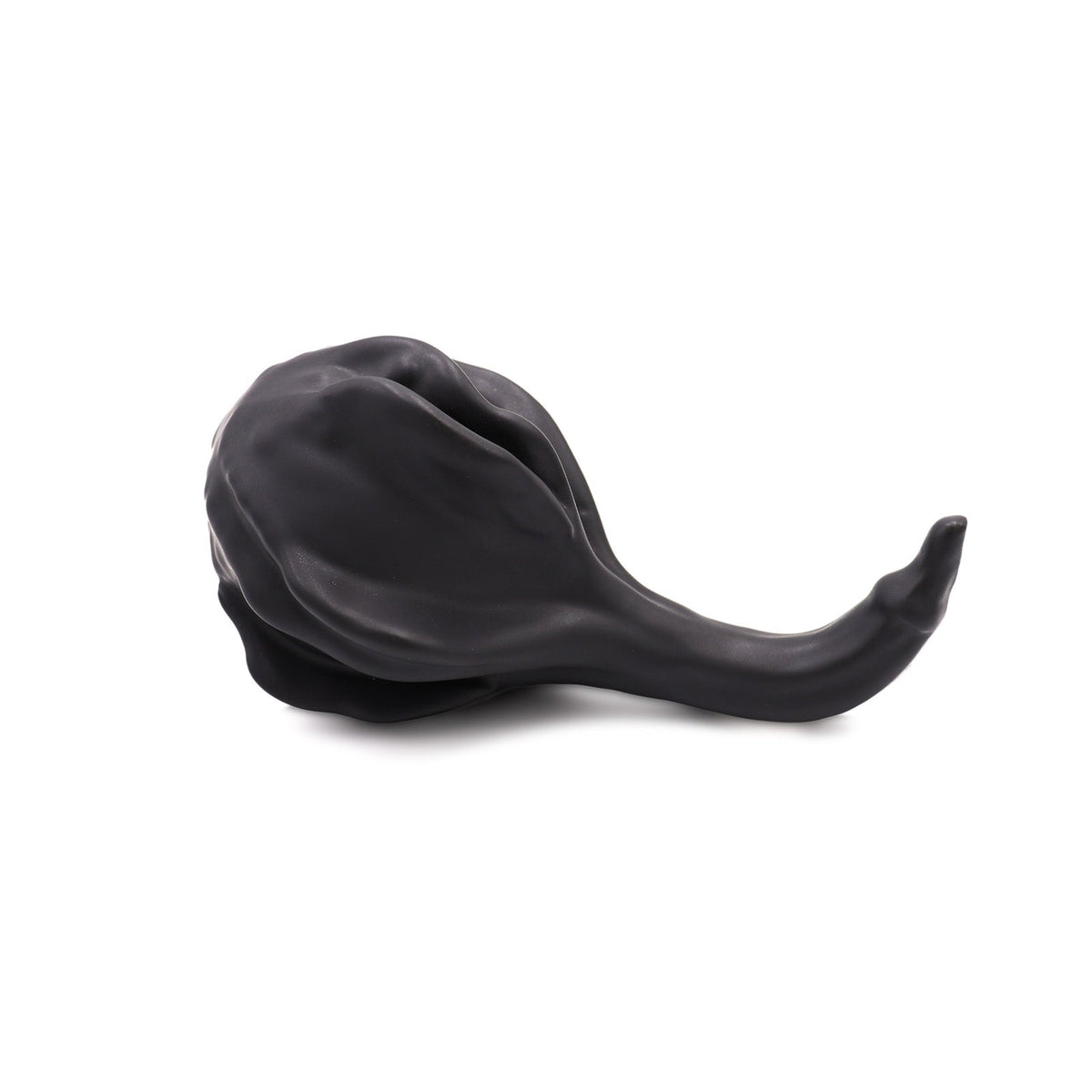 Fugue I Sculpture - Black Ceramic