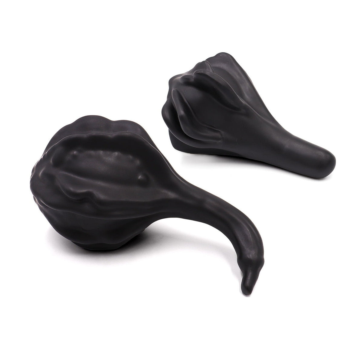 Fugue I Sculpture - Black Ceramic