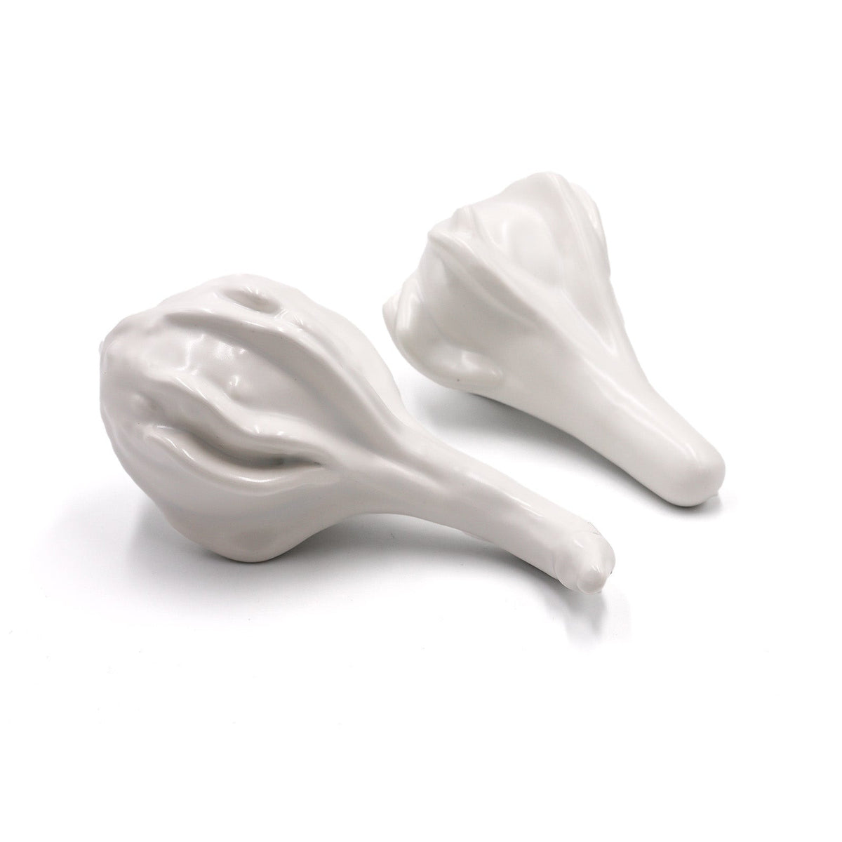 Fugue II Sculpture - White Ceramic