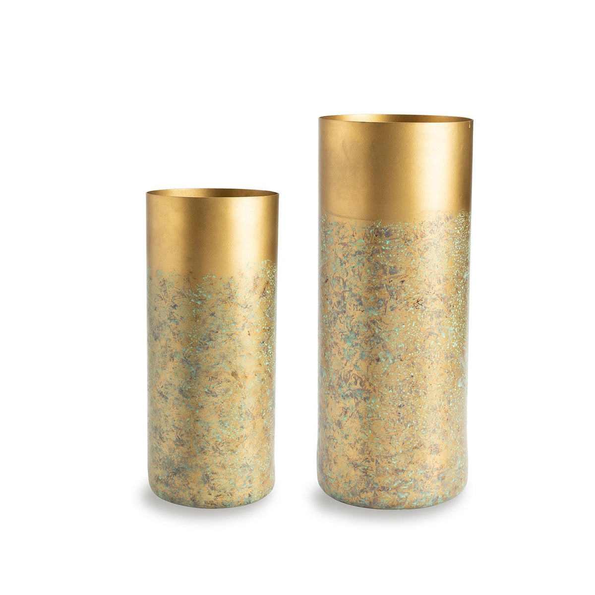 Inger II Vase - Golden Finish Steel