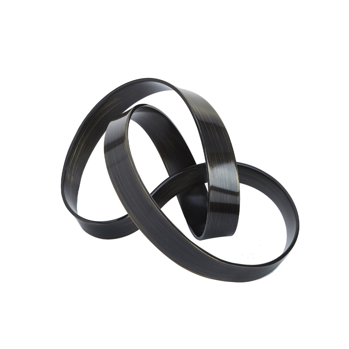 Moebius II Sculpture - Black Titanium
