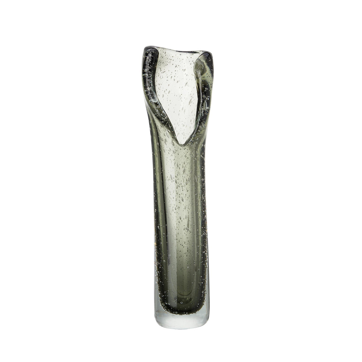 Elise Large Vase - Green Glass