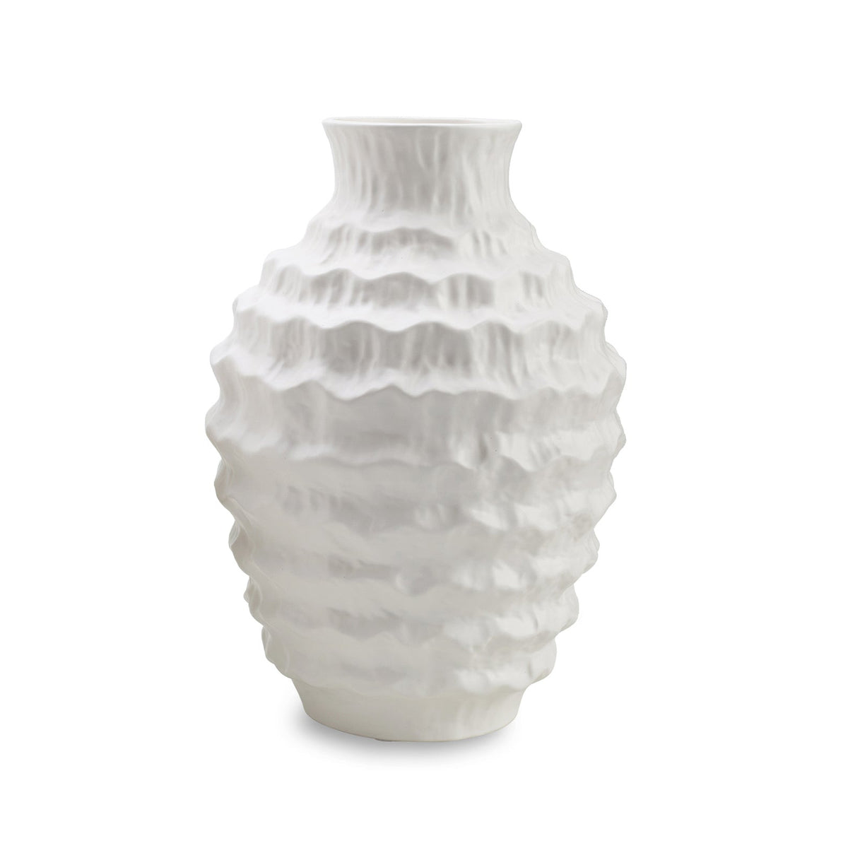Tamara Vase - White Ceramic