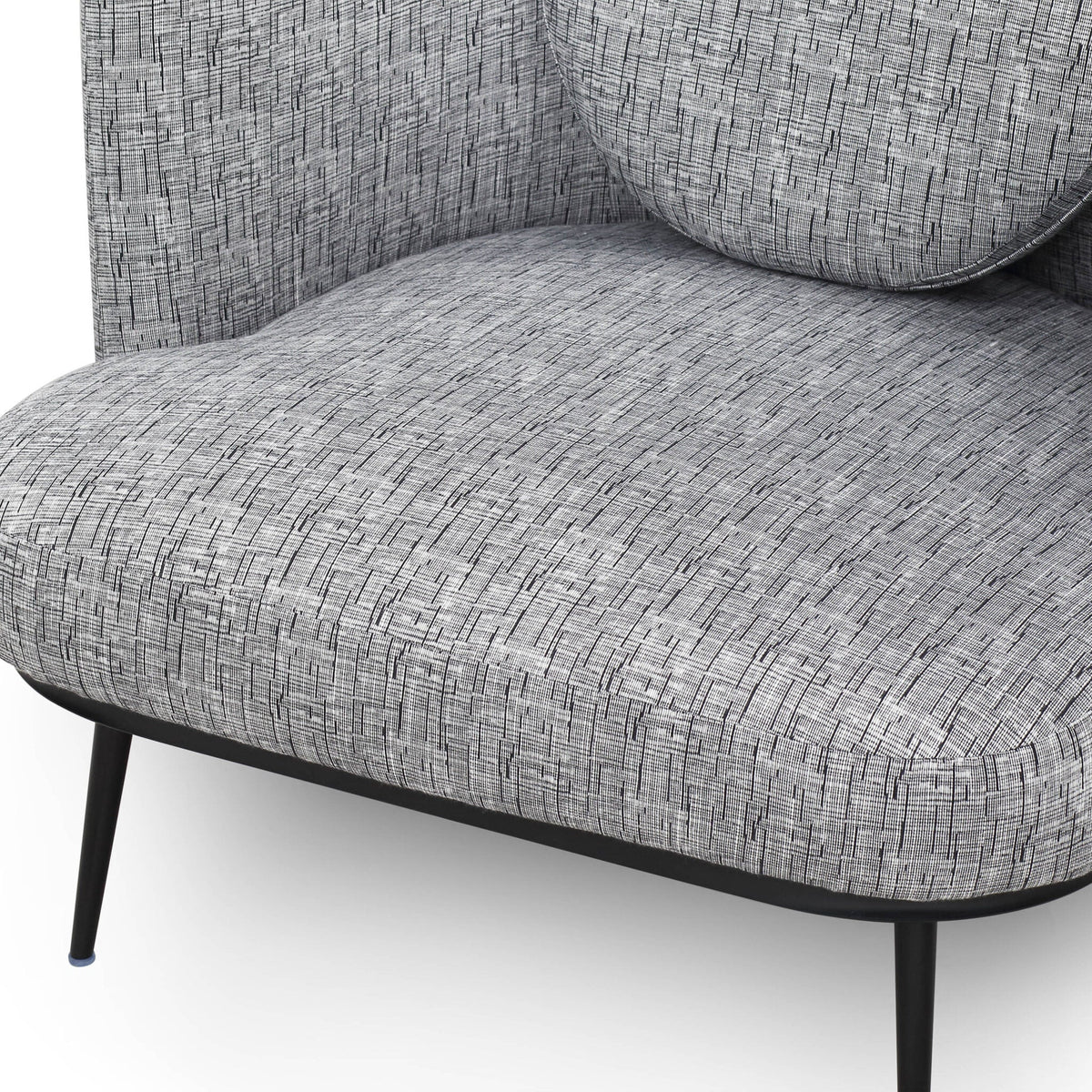 V Lux Occasional Chair - Artesan Black/White
