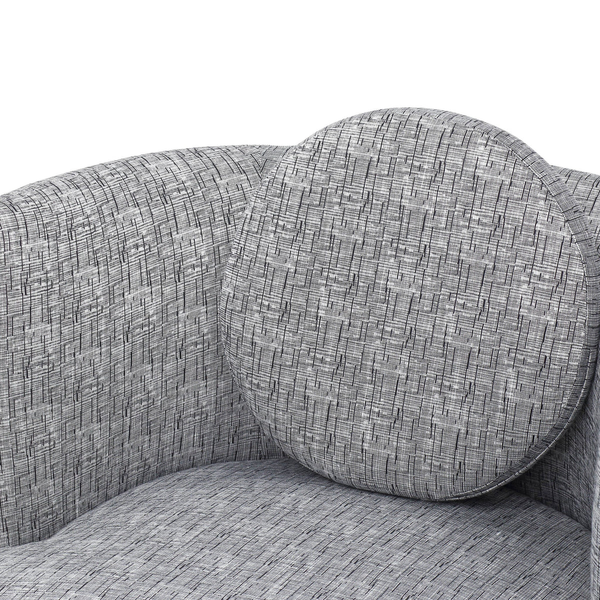 V Lux Occasional Chair - Artesan Black/White