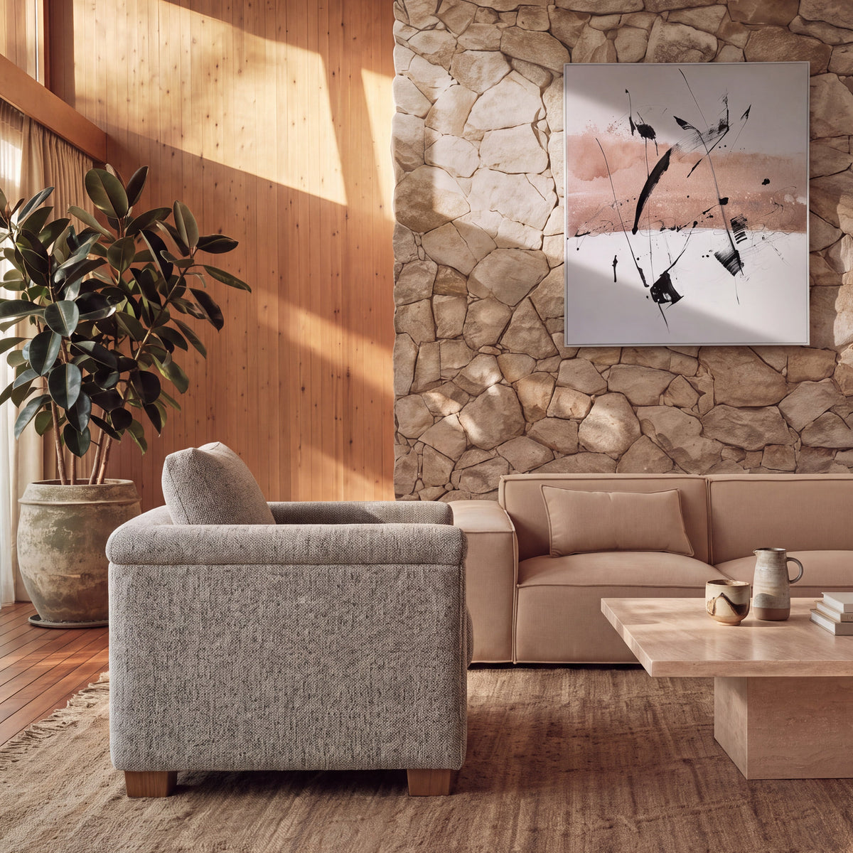 Delta Occasional Chair - Colmer Silver Grain