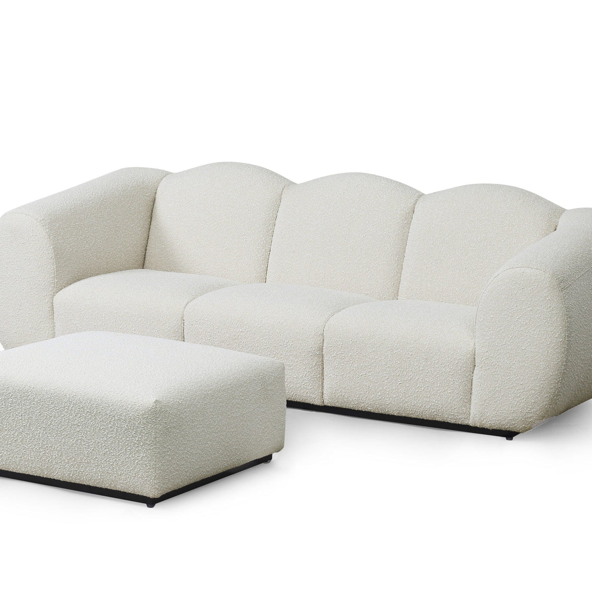 Kendal Ottoman - Boucle Sand