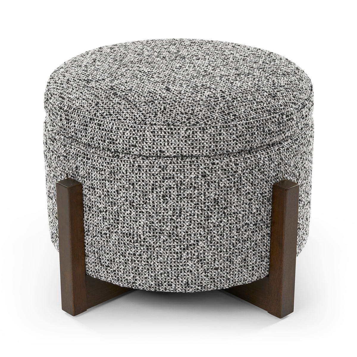 Asti Ottoman - Dexter Sparkle Stone/Ash Wood