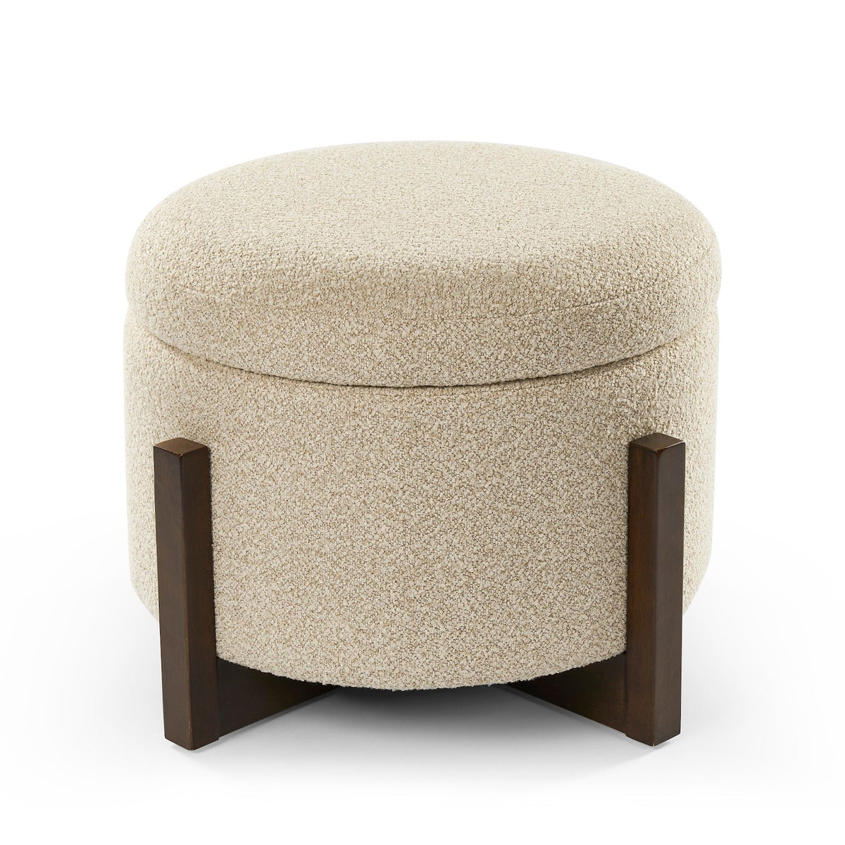Asti Ottoman - Capella Sand/Ash Wood