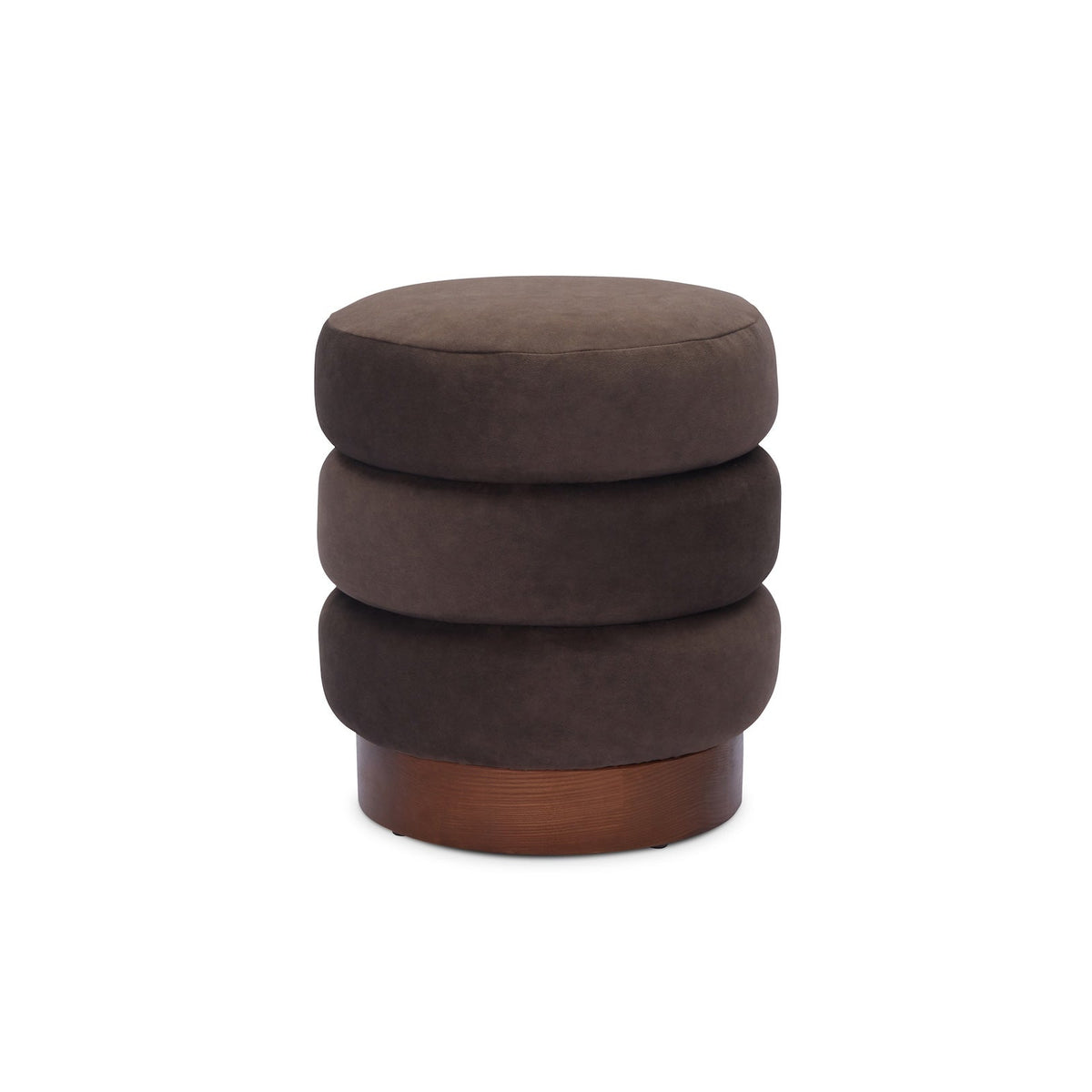 Trace Footstool - Hopper Terra | Mid Brown Oak Solid Wood
