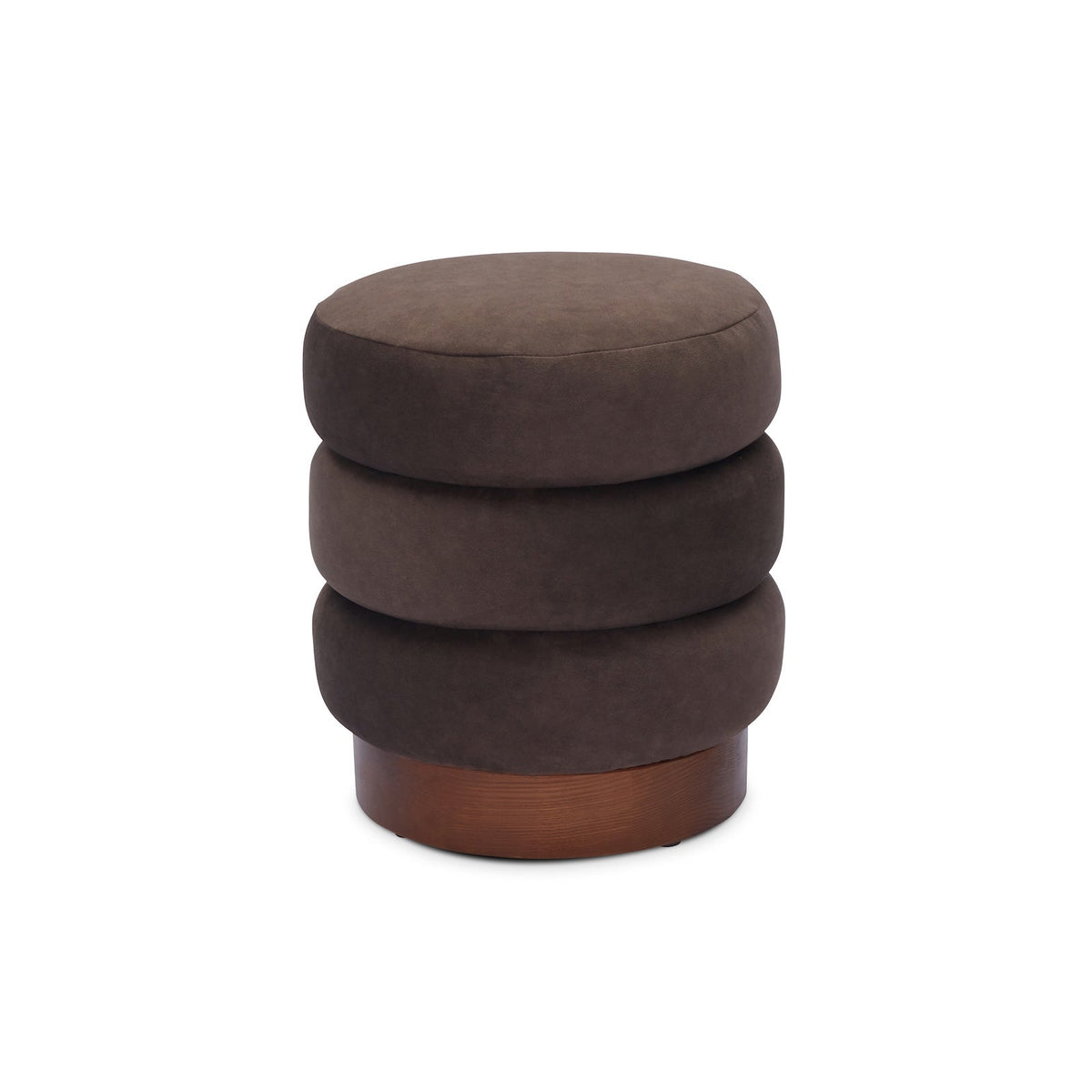 Trace Footstool - Hopper Terra | Mid Brown Oak Solid Wood