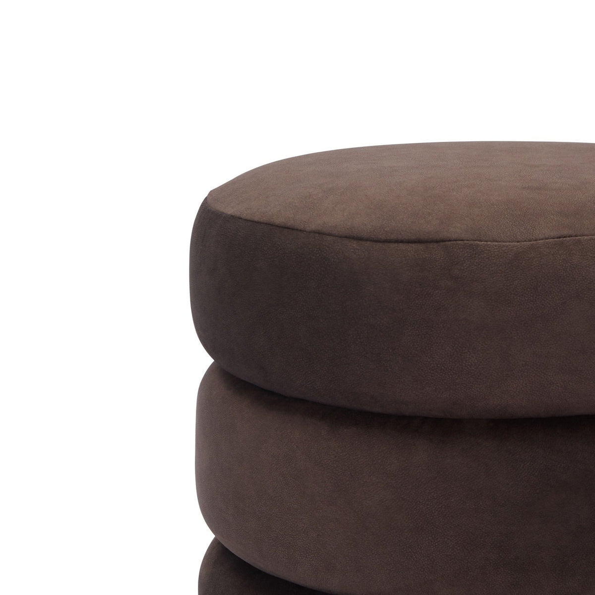 Trace Footstool - Hopper Terra | Mid Brown Oak Solid Wood