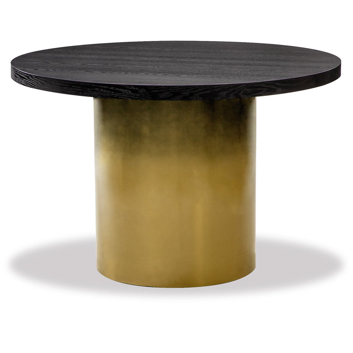 Dim Dining Table Small - Black and Gold Ombre