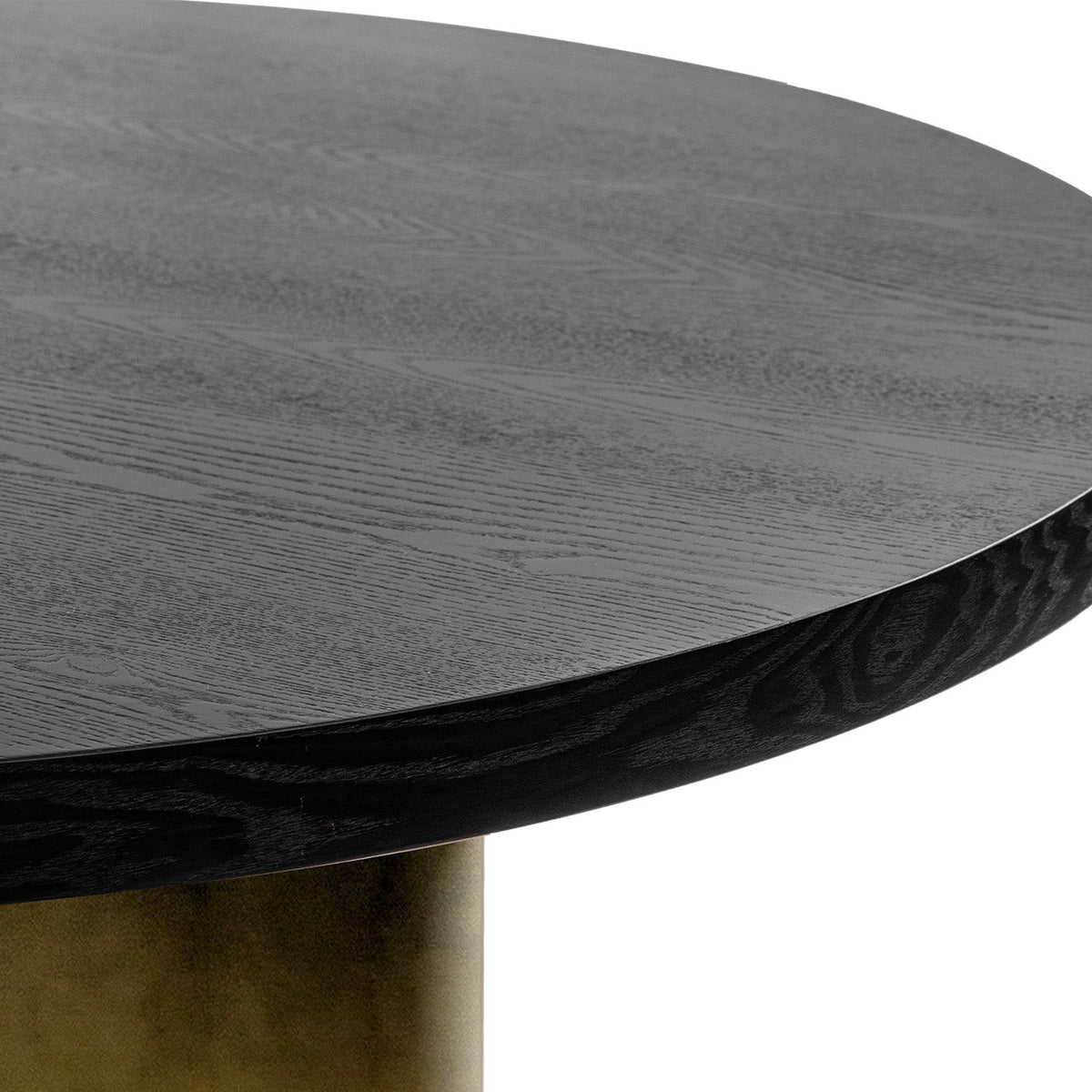 Dim Dining Table Small - Black and Gold Ombre