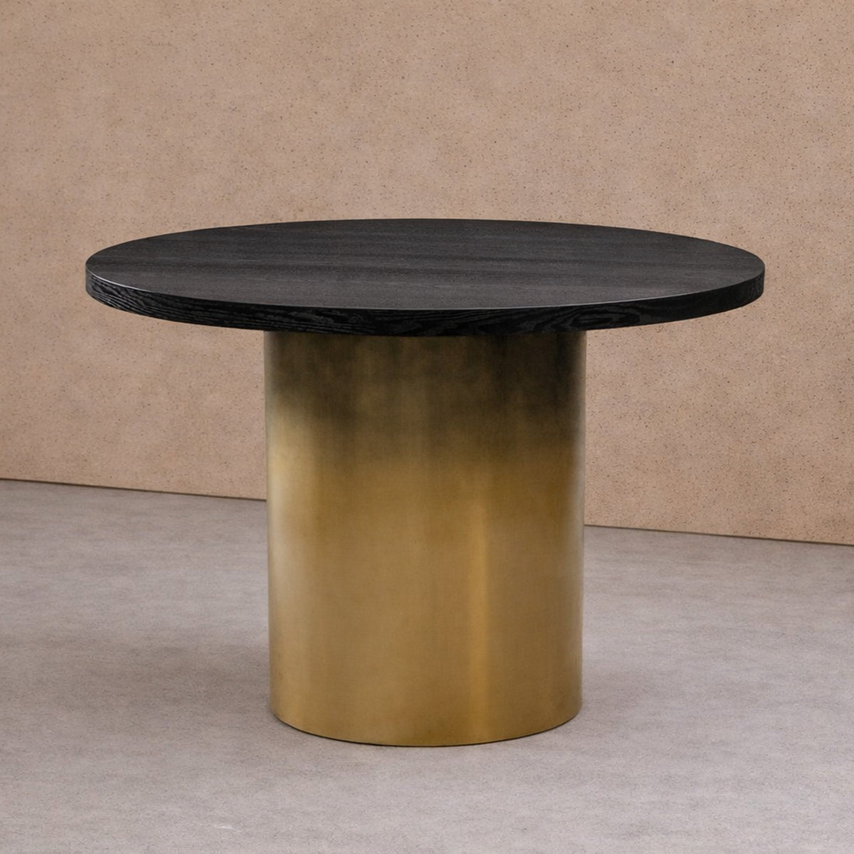 Dim Dining Table Small - Black and Gold Ombre