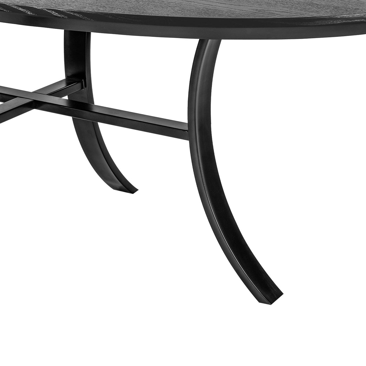 Isola Dining Table - Black Ash Wood