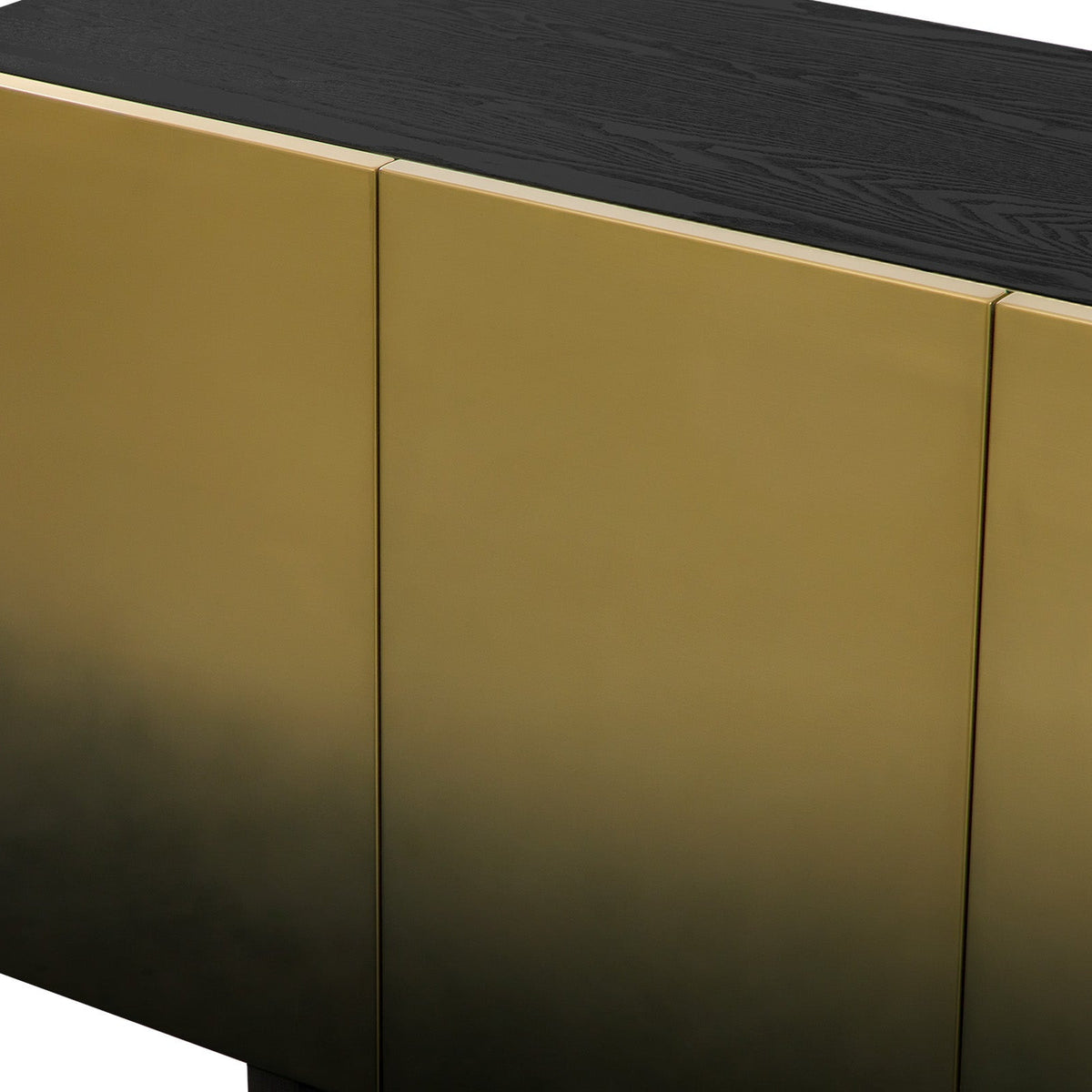 Dim Sideboard - Black and Gold Ombre