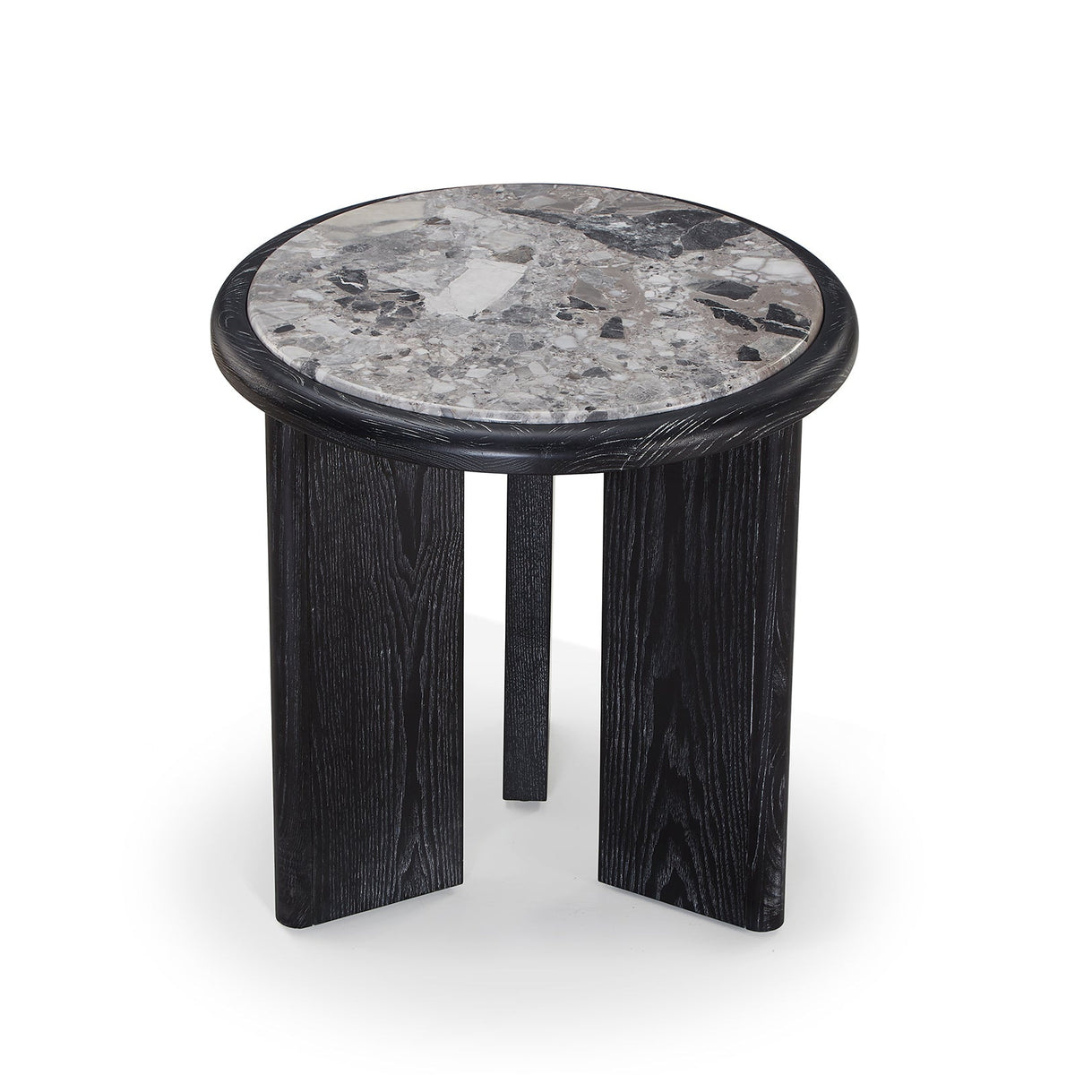 Herman Side Table  - Oreo Grey/Ebony