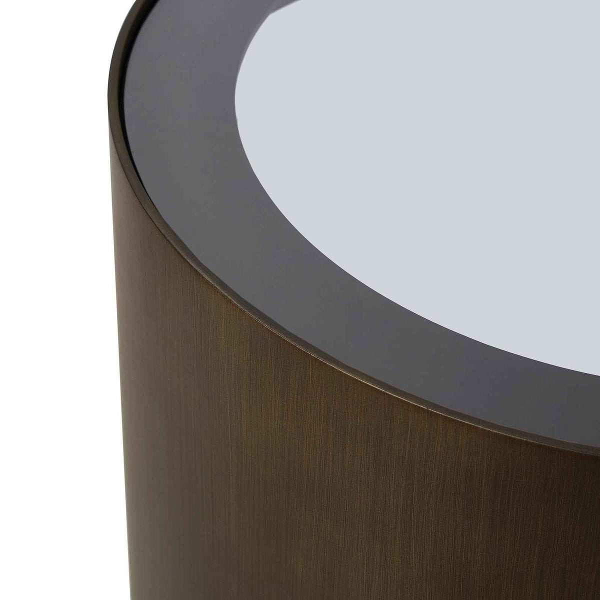 Arch Side Table  - Antique Bronze/Smoked Black