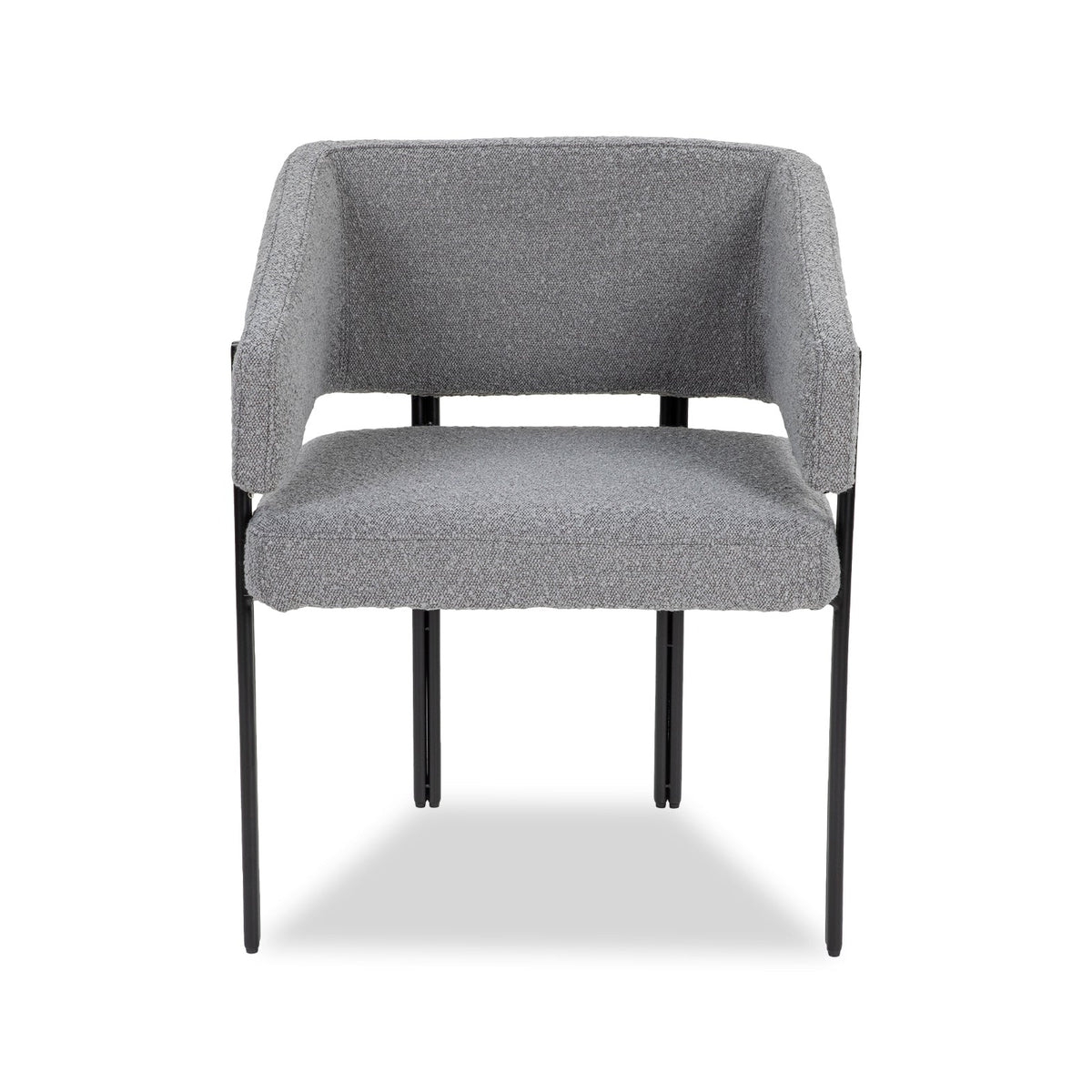Tatler Dining Chair (S) - Boucle Grey