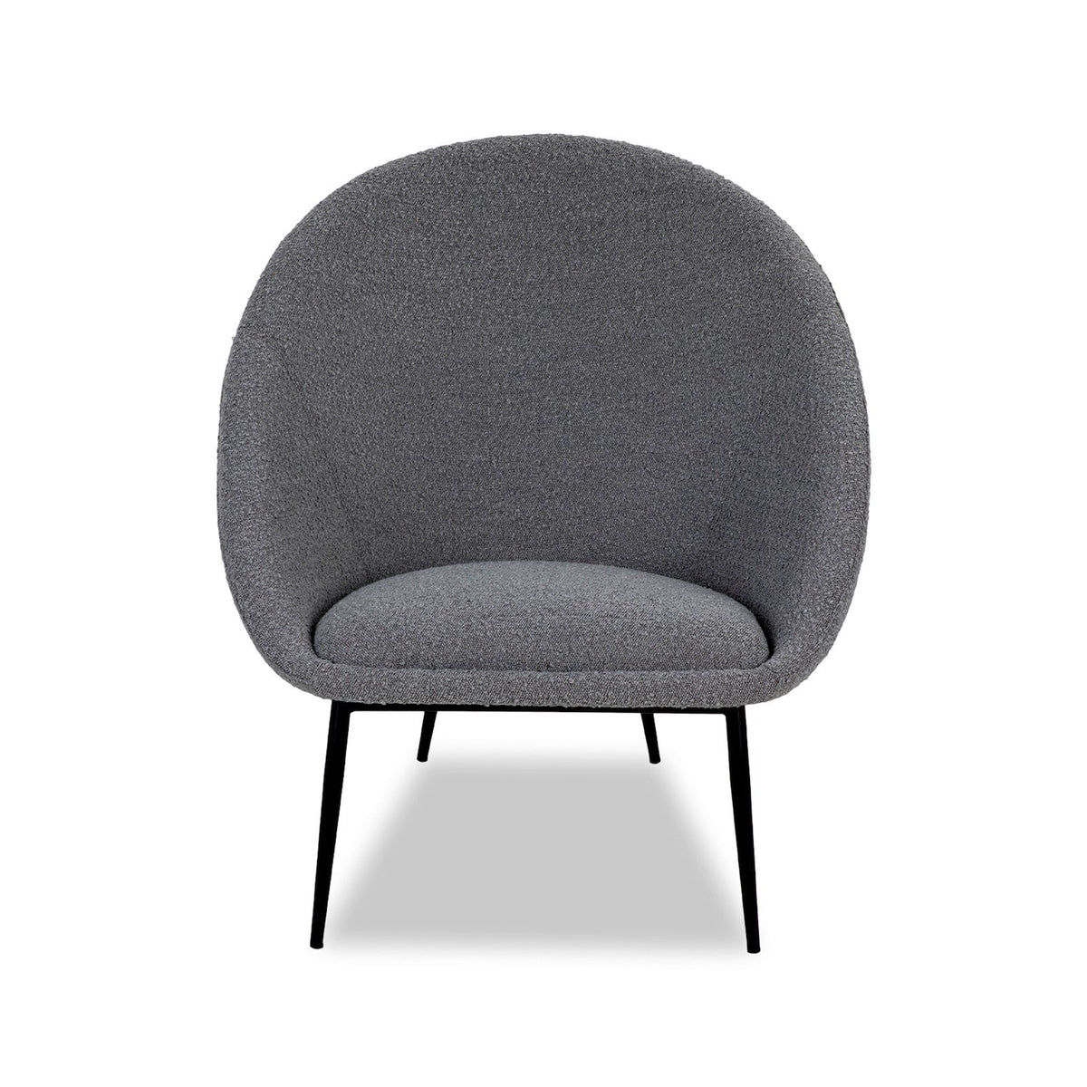 Ovalo Occasional Chair - Boucle Grey