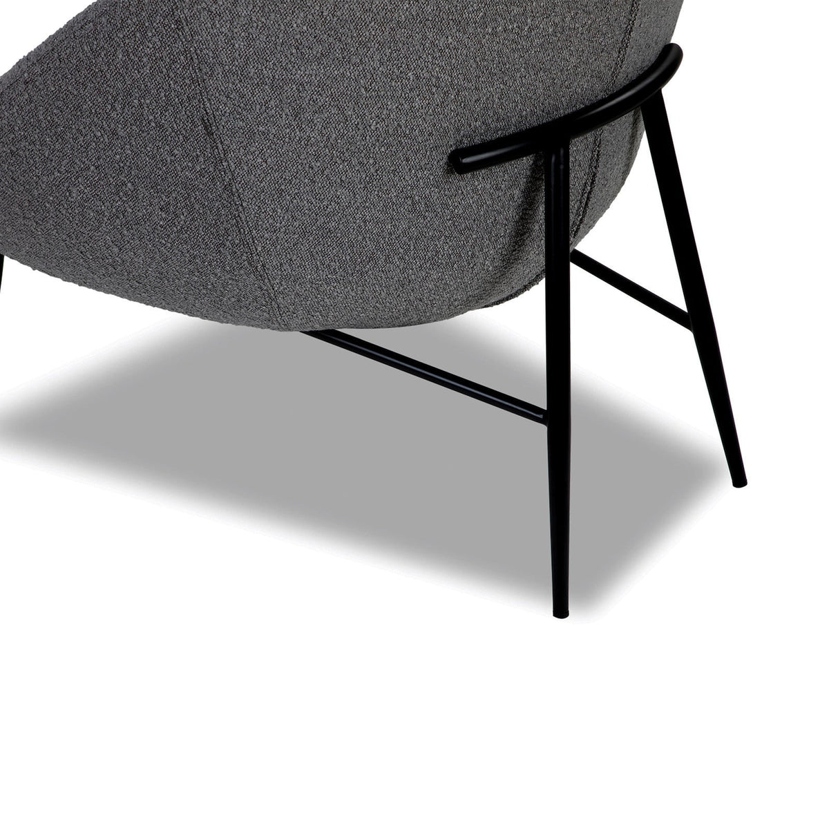 Ovalo Occasional Chair - Boucle Grey