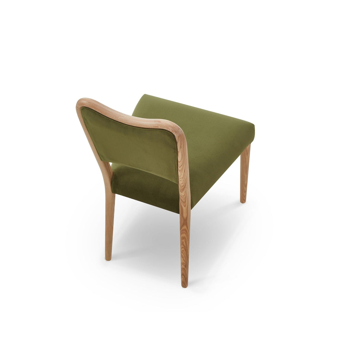 Adelaide Dining Chair - Kaster II Olive & Brushed Natural Wood