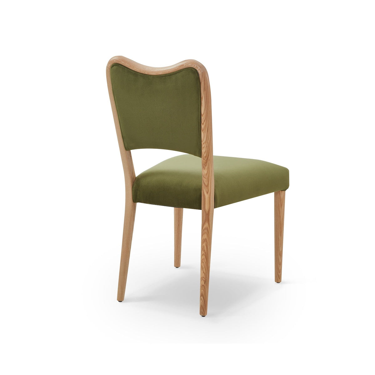 Adelaide Dining Chair - Kaster II Olive & Brushed Natural Wood
