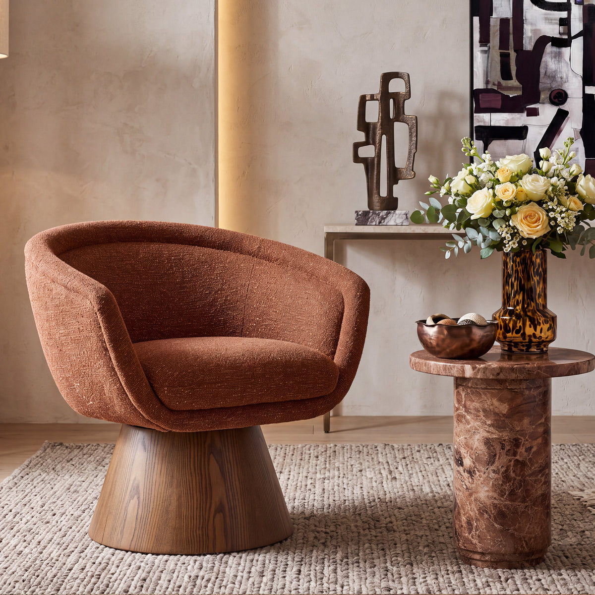 Harriet Occasional Chair - Bari Chestnut Red