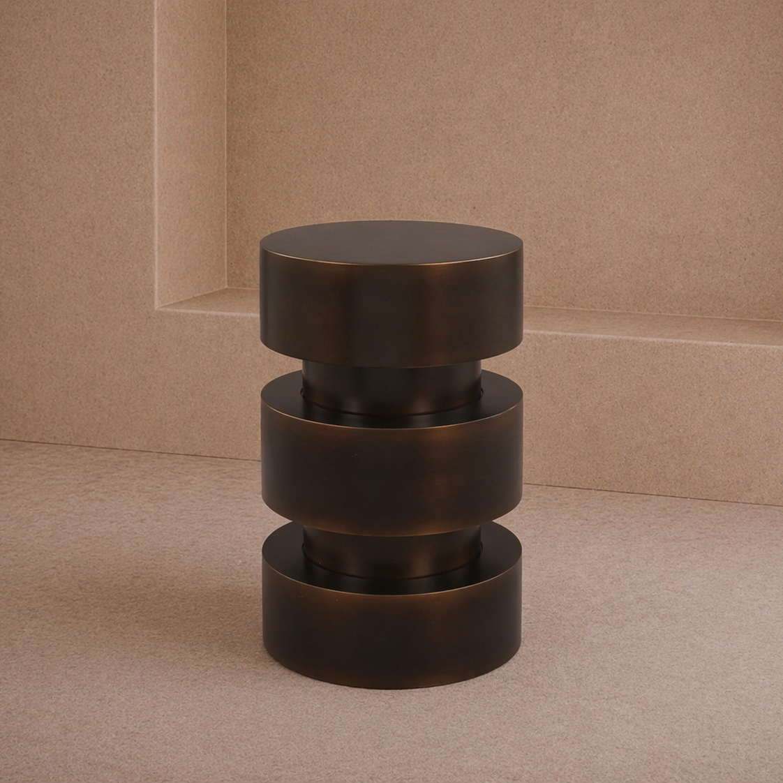 Gascon Side Table - Dark Bronze