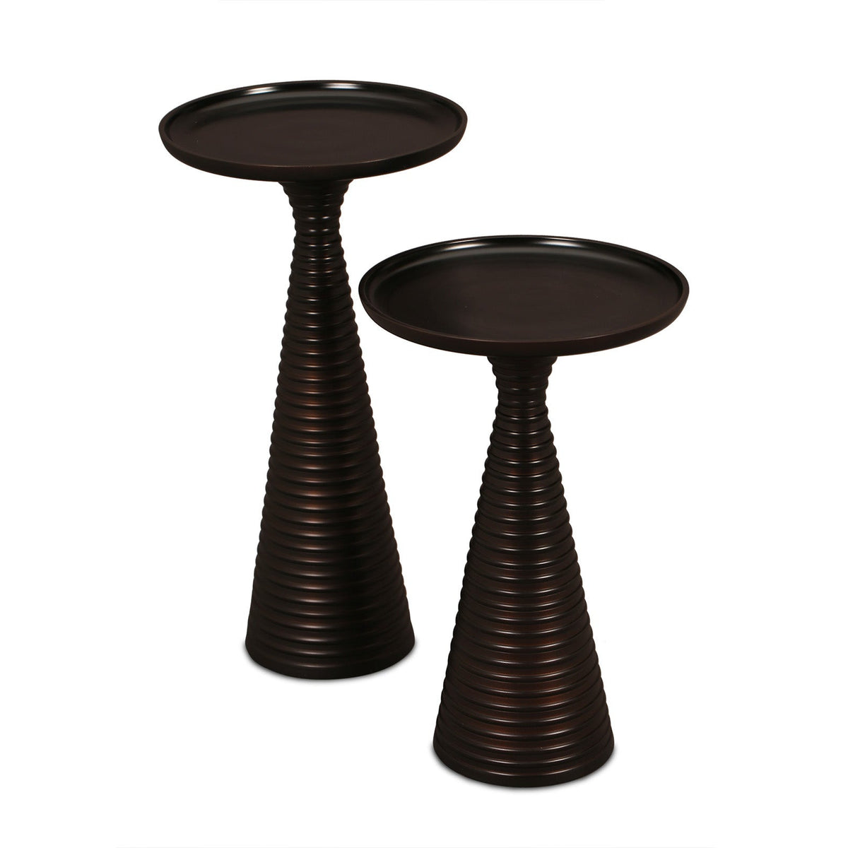 Othelo Side Table (set of 2) - Painted Dark Bronze