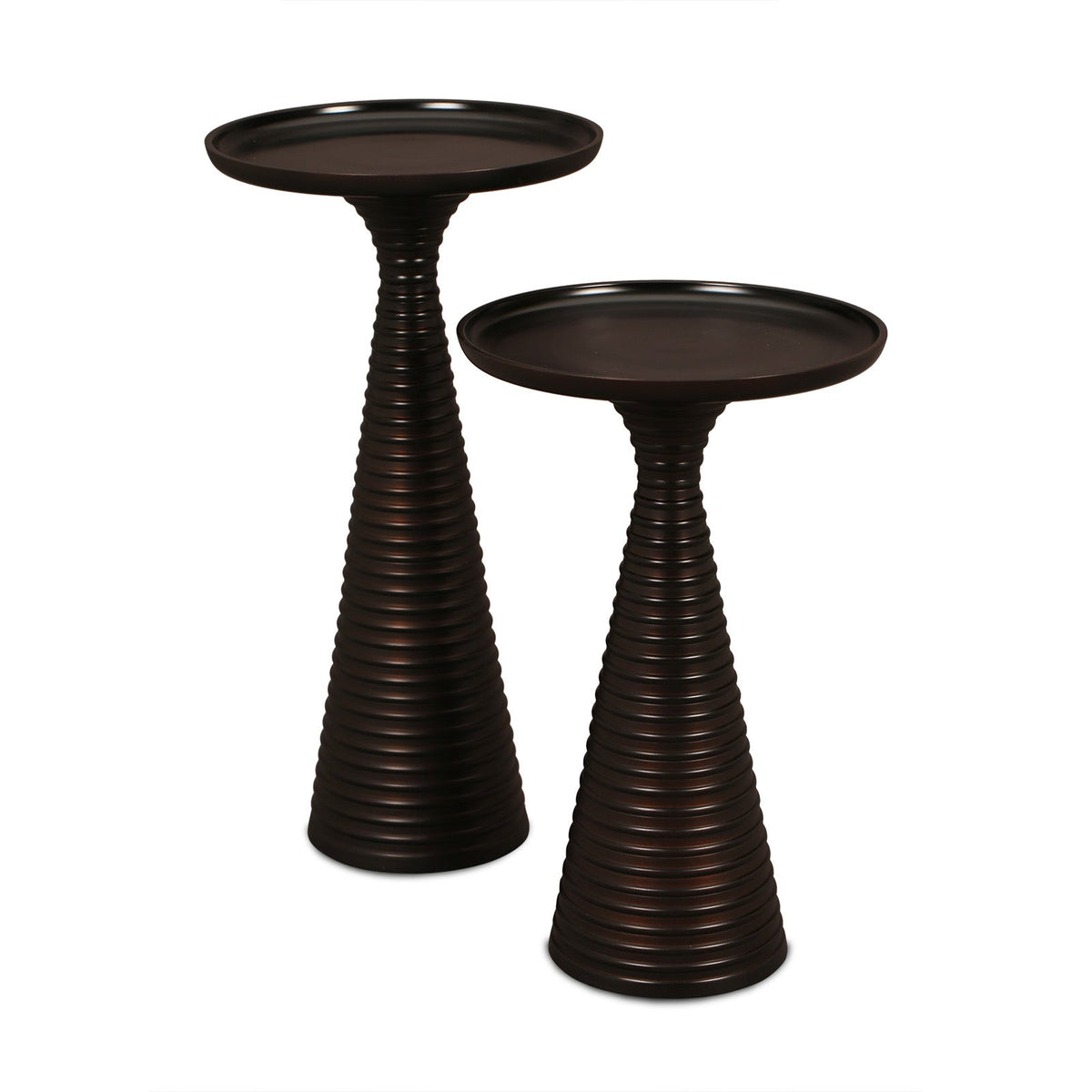 Othelo Side Table (set of 2) - Painted Dark Bronze