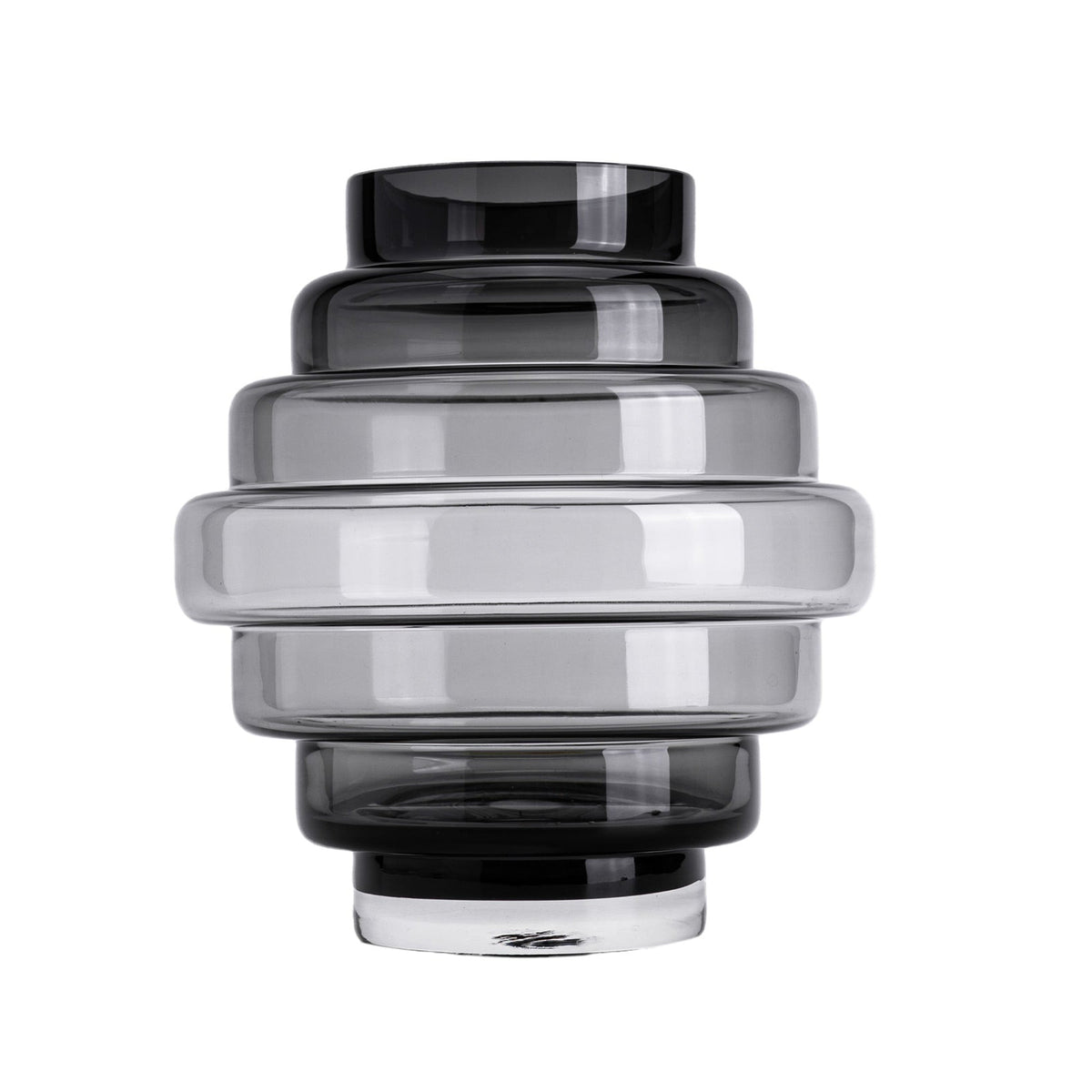 Selba Vase Large - Grey Glass