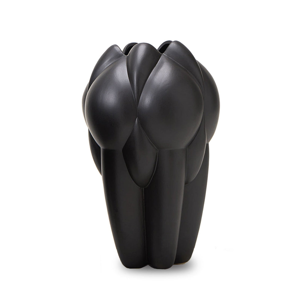 Lax Large Vase - Black Ceramic