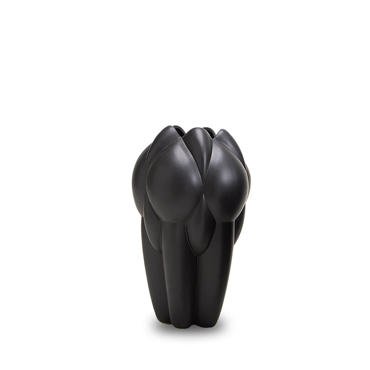 Lax Small Vase - Black Ceramic