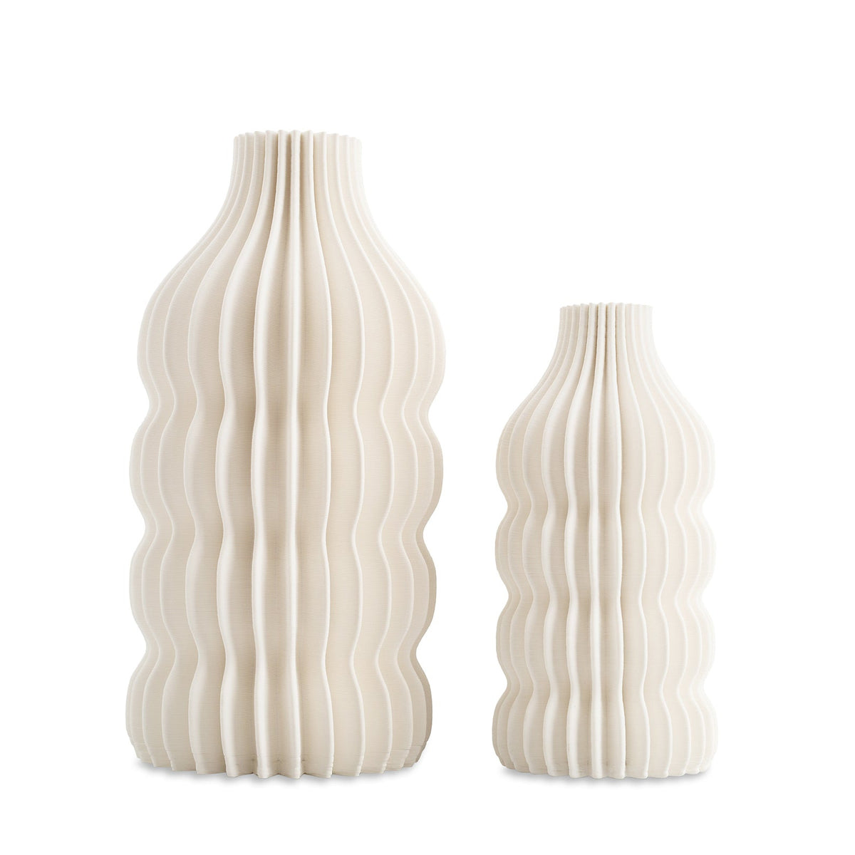 Iverna Small Vase - White Ceramic