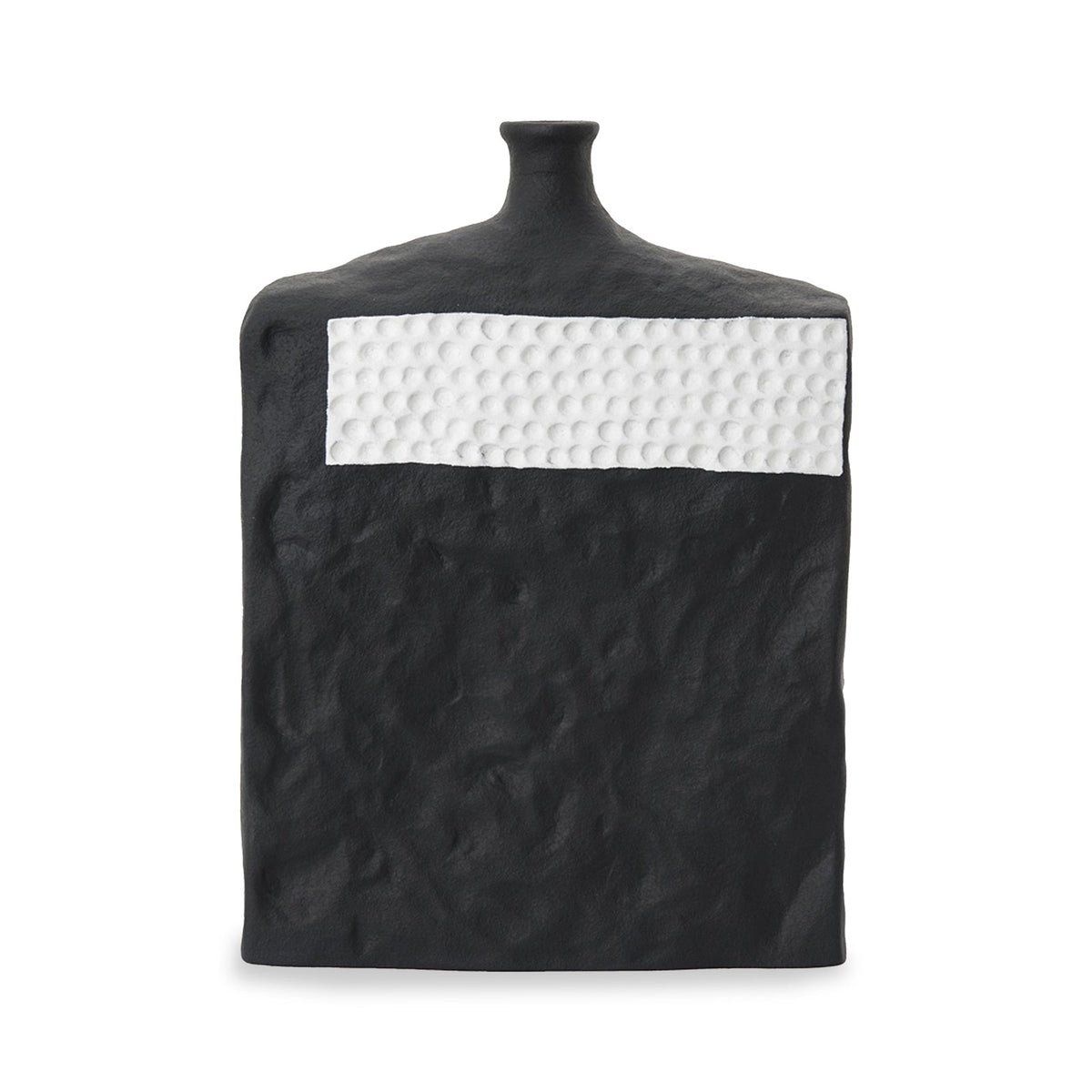 Lydros Ceramic Vase - Black/White