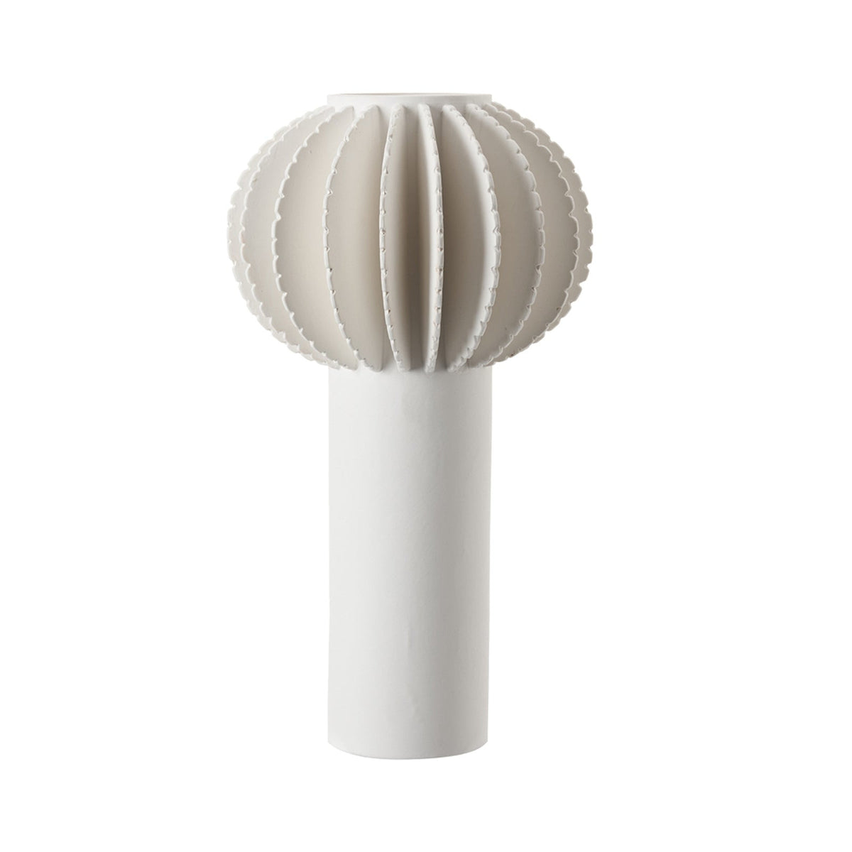 Relia Vase - White Ceramic