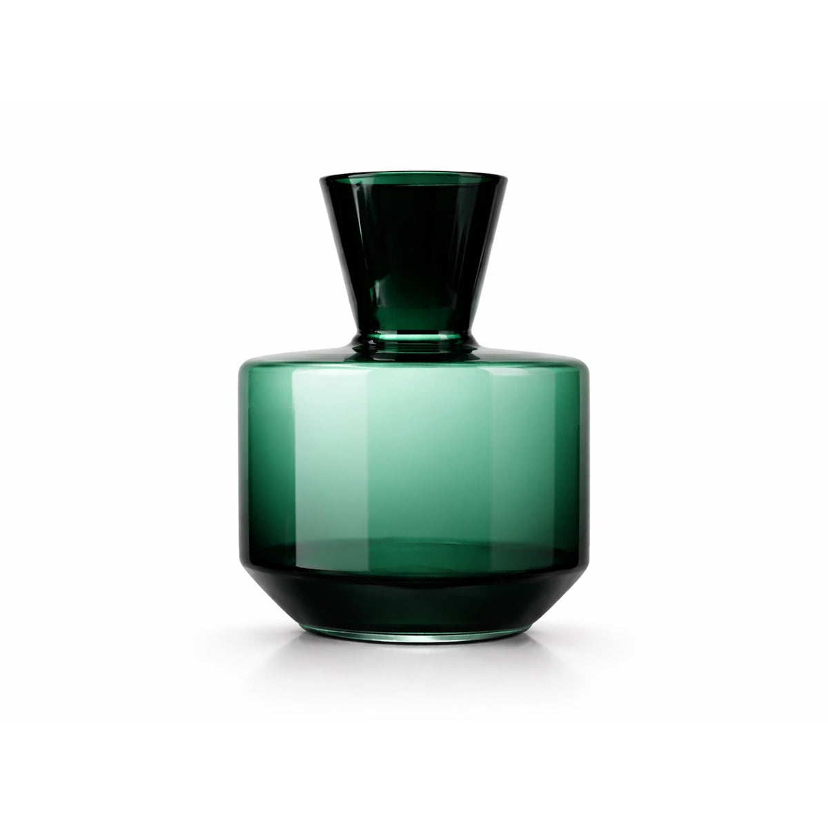 Marenzo Small Vase - Green Glass