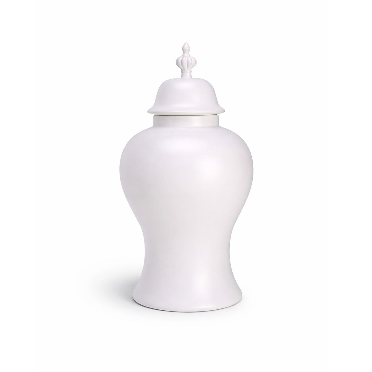 Thaleia Vase - White Satin Ceramic