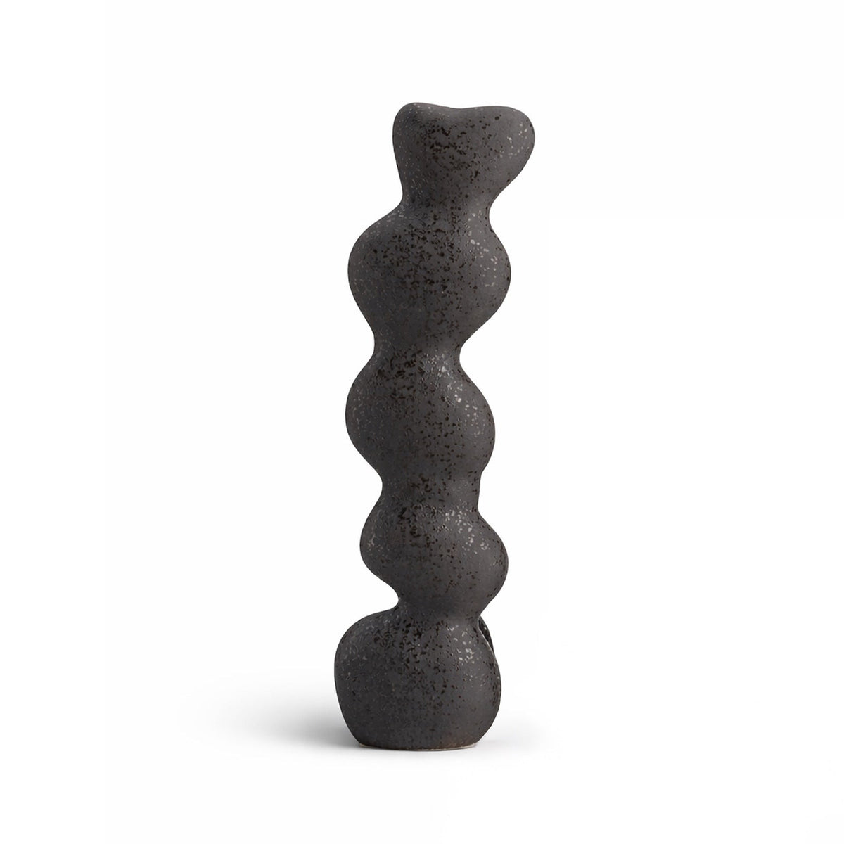 Ravena Large Sculpture - Charcoal Ceramic