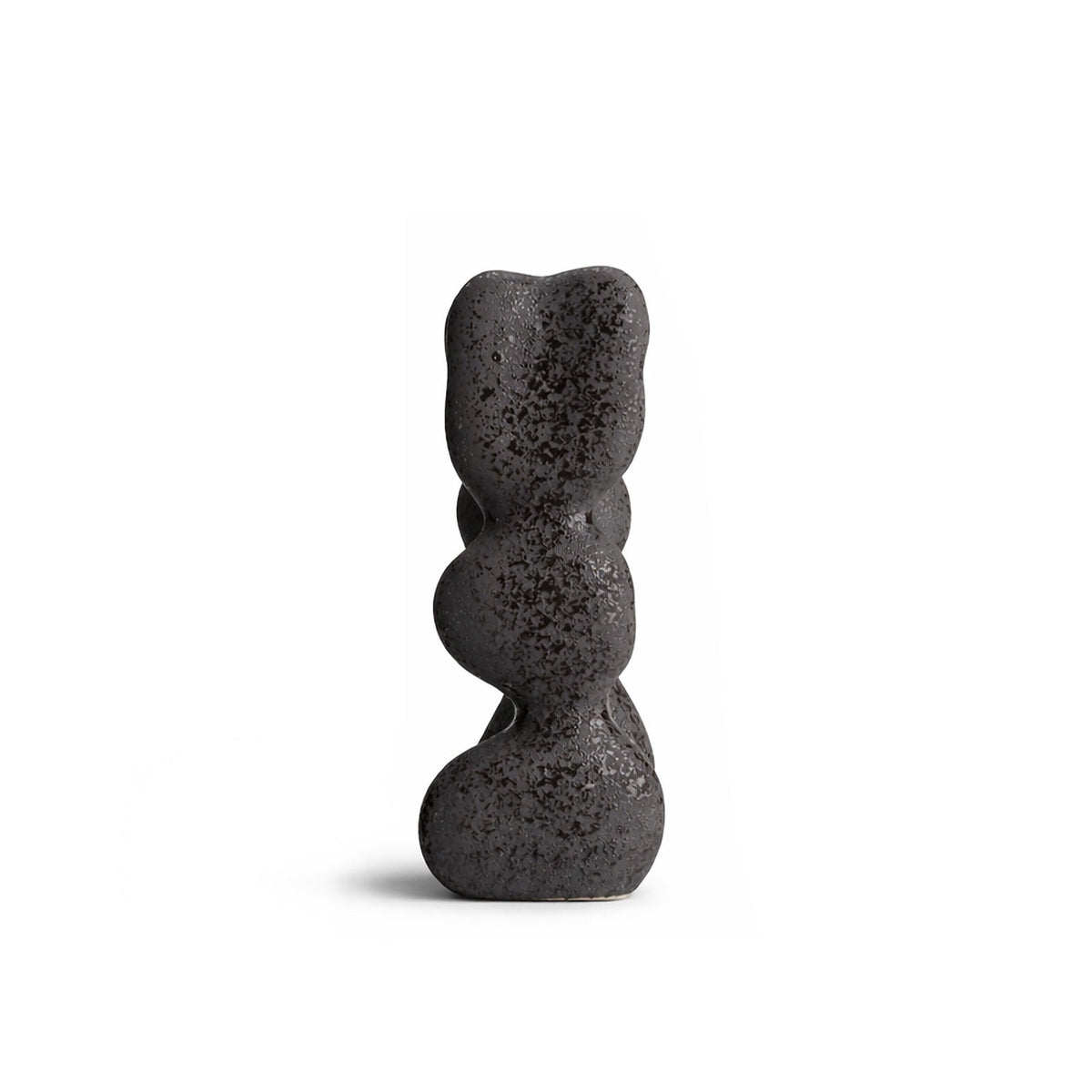 Ravena Small Sculpture - Charcoal Ceramic