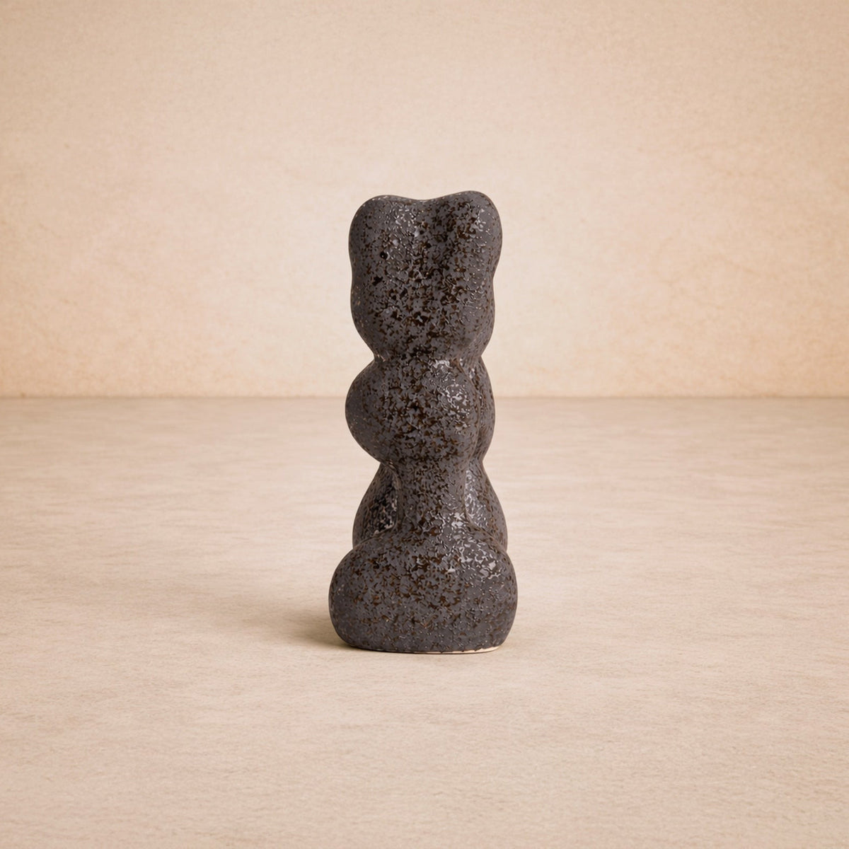 Ravena Small Sculpture - Charcoal Ceramic