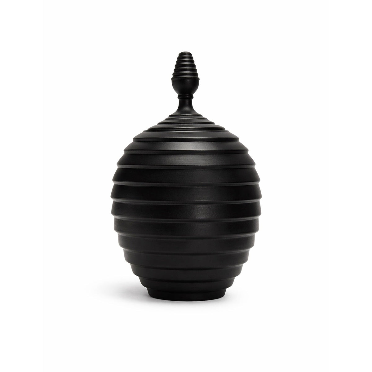 Nivora Jar - Charcoal Ceramic