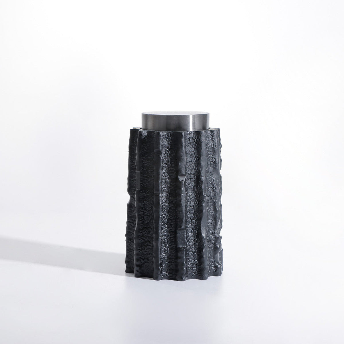 Meteorite Jar Large - Black Resin