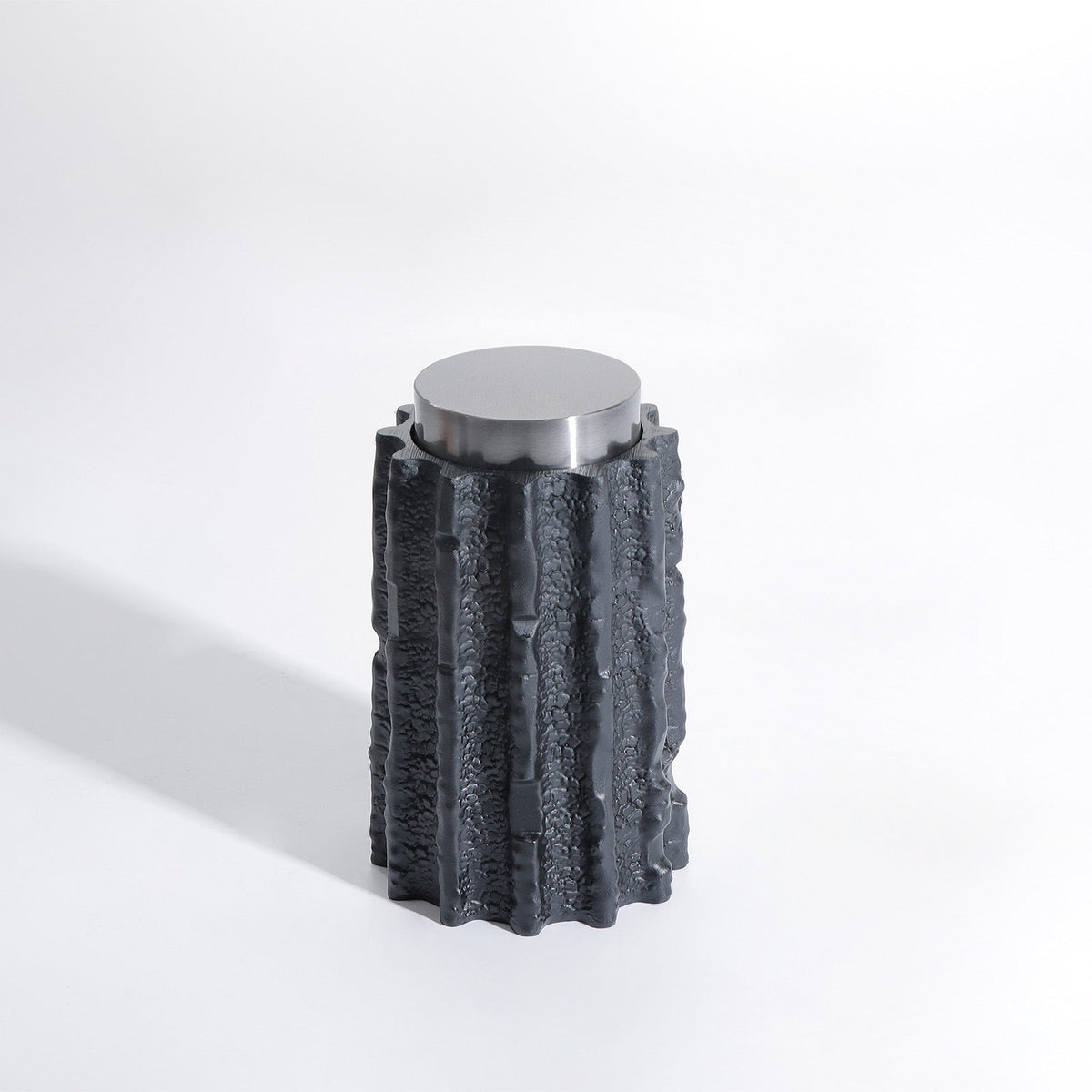 Meteorite Jar Large - Black Resin
