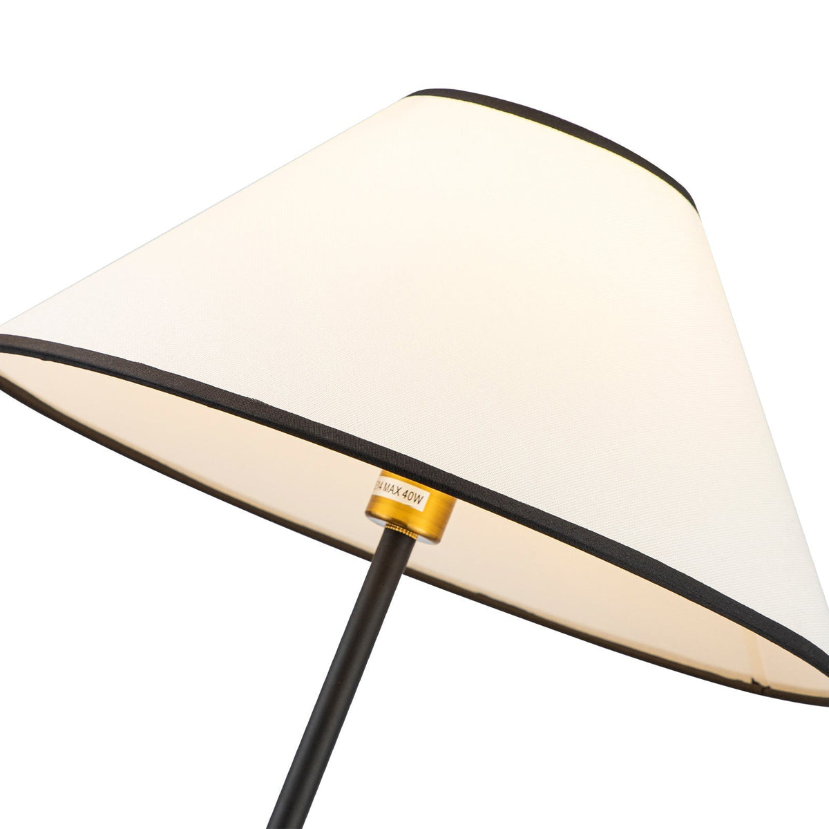 Langless Floor Lamp - Matt Black Metal