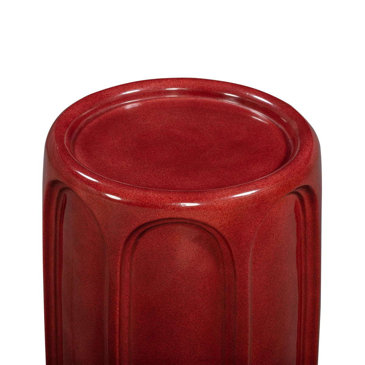 Oka Side Table  - Rust Glazed