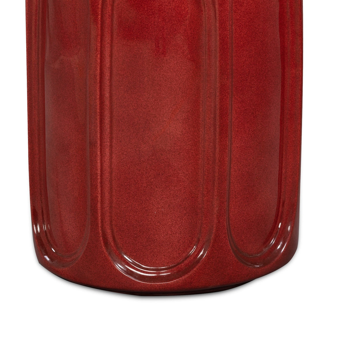 Oka Side Table  - Rust Glazed
