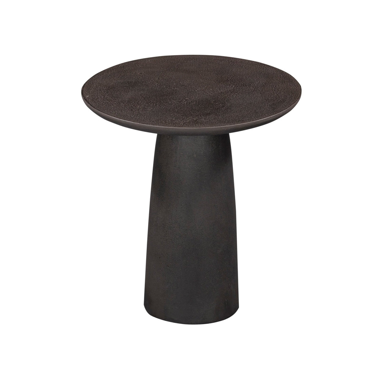 Porter Side Table  - Charcoal Pitted